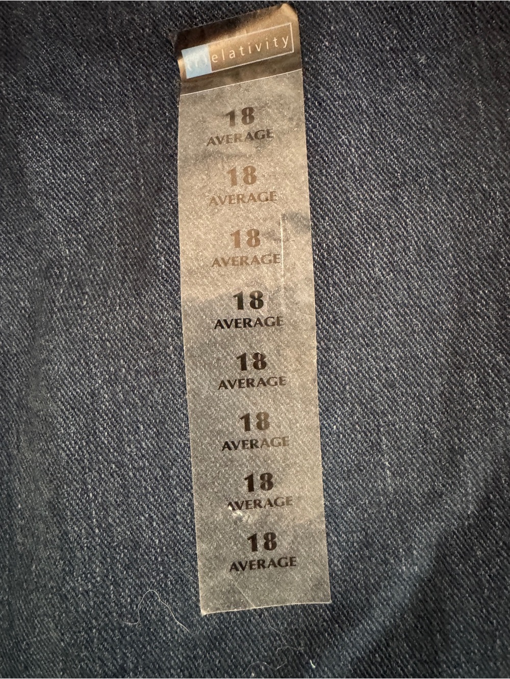 NWT Relativity Modern Fit Boot Cut Jeans Women's Size 18 Average Dark Wash Denim - Picture 7 of 10